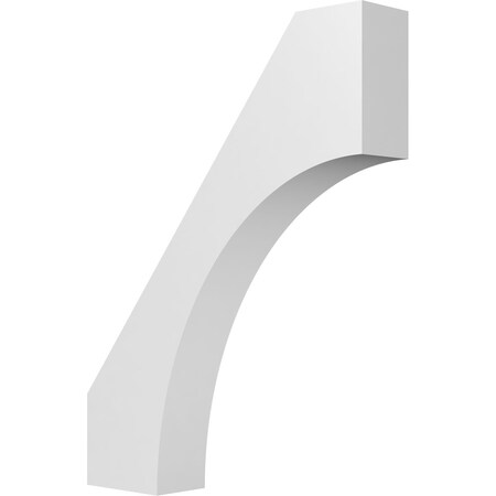 Ekena Millwork 4-in. W x 20-in. D x 26-in. H Westlake Architectural Grade PVC Knee Brace BRCP04X20X26WTL